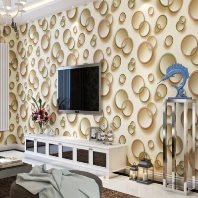 3d living room wallpapper